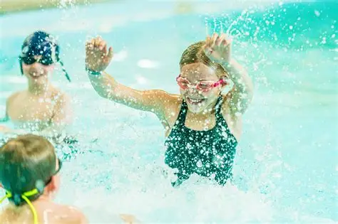 Wellow House pupils enjoying swimming